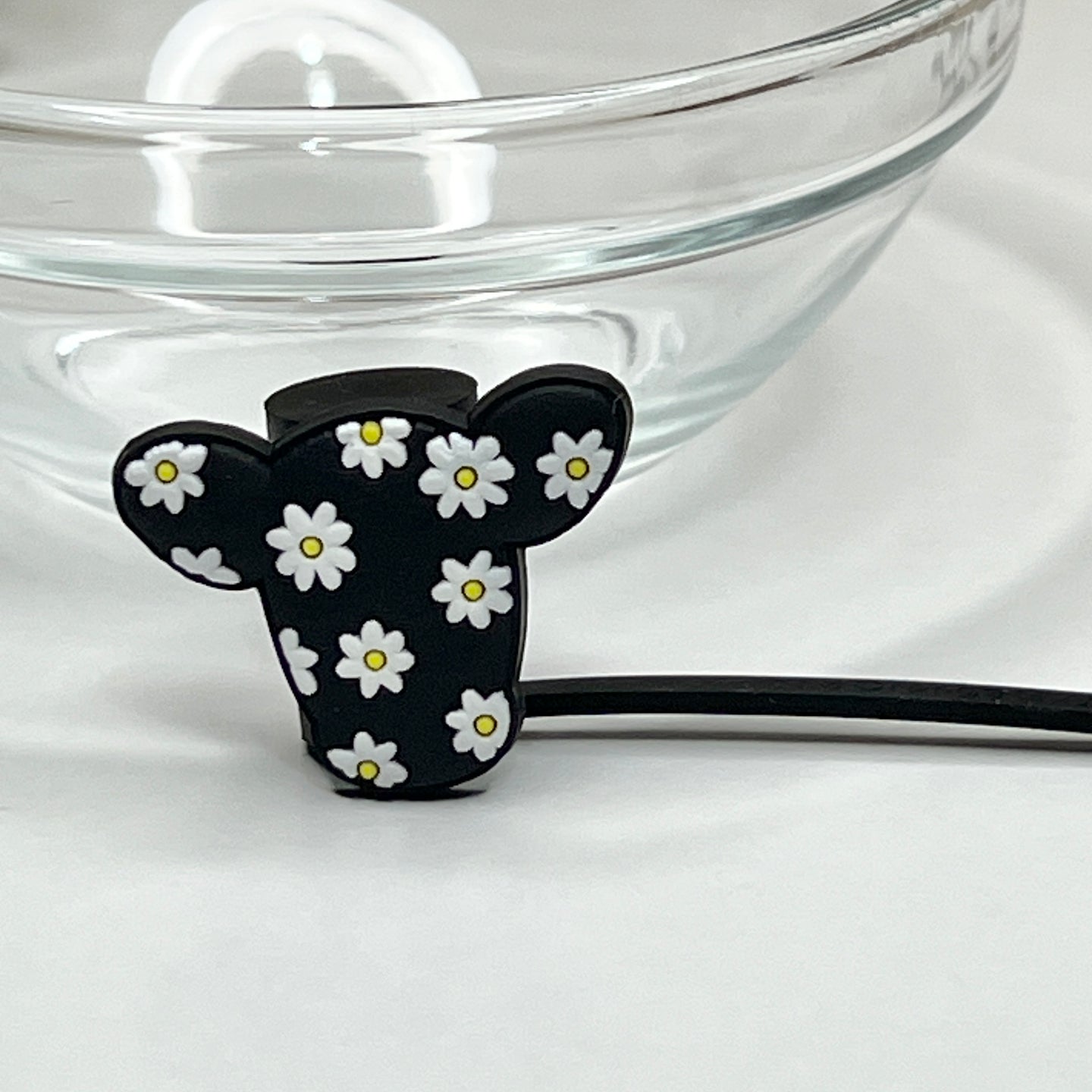 Daisy Cow Straw Topper